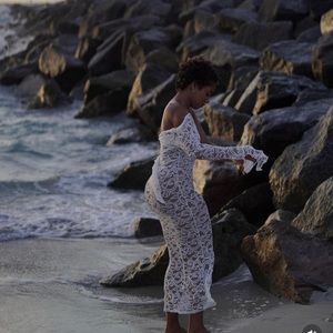 GEMMA MAXI DRESS - WHITE